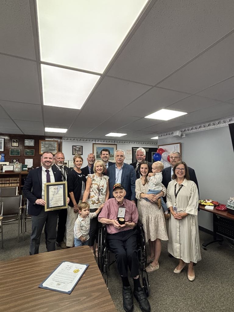 Local Hero and Surviving WWII Army Ranger Honored 